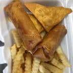 Best 2 Chicken Cheese Steak Egg Roll & 2 Crab Wonton w.French Fries in Salisbury, MD